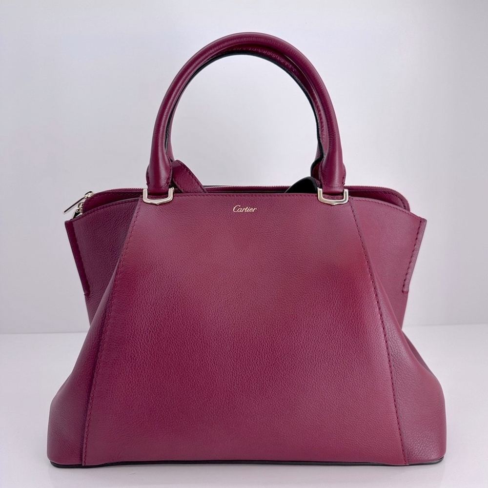 ❌sold ❌Cartier C de Cartier Burgundy Bag